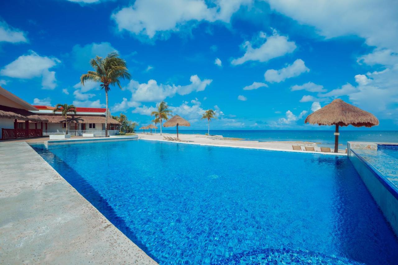 The Queen Of Cozumel Beach House -Luxury Beachfront Villa- Million Dollars View Exterior photo