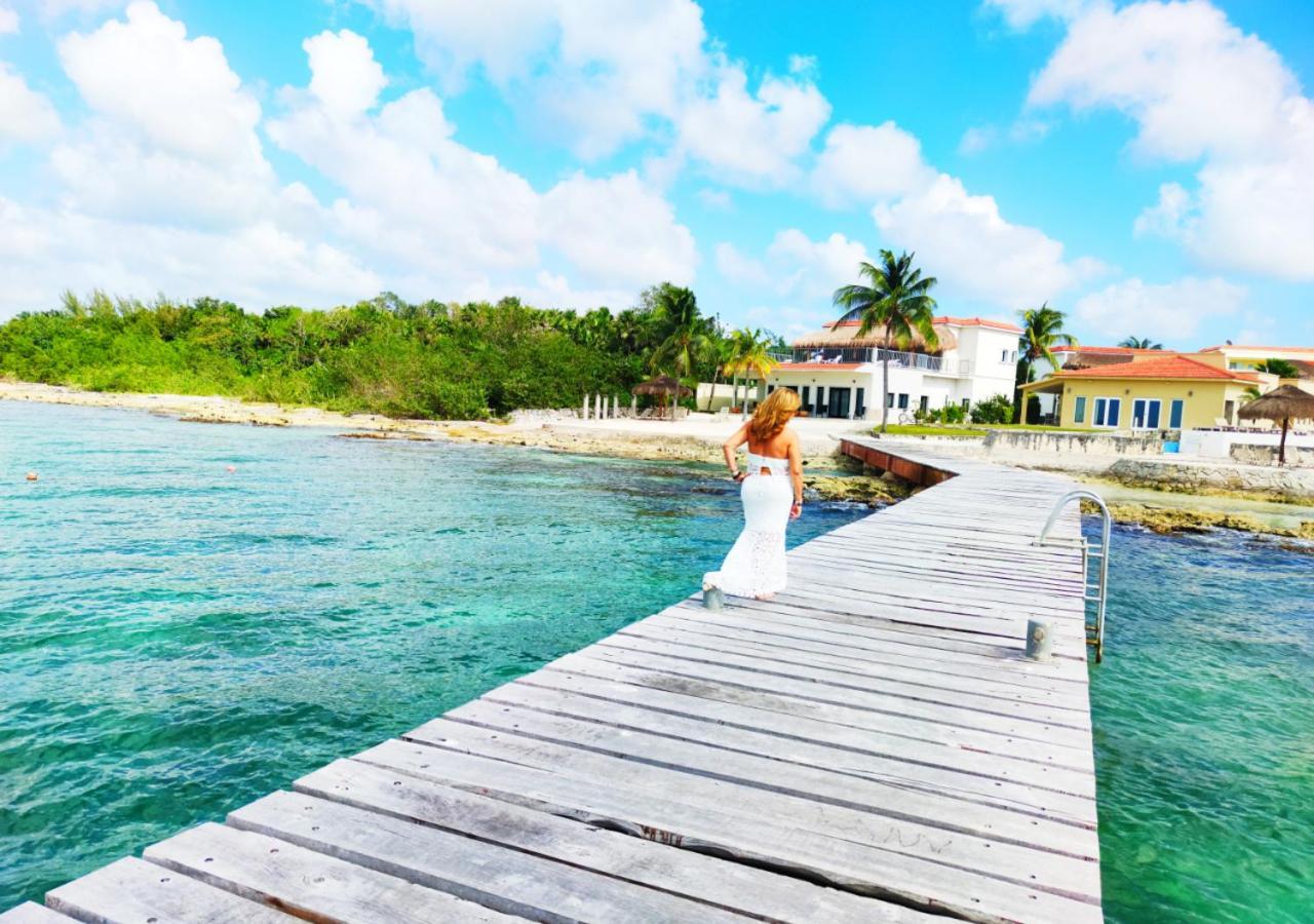 The Queen Of Cozumel Beach House -Luxury Beachfront Villa- Million Dollars View Exterior photo